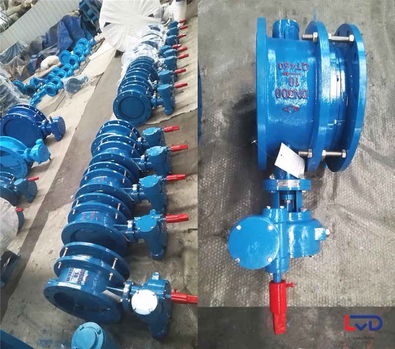 湖南長沙苗總十五臺法蘭式限位伸縮蝶閥今日發貨